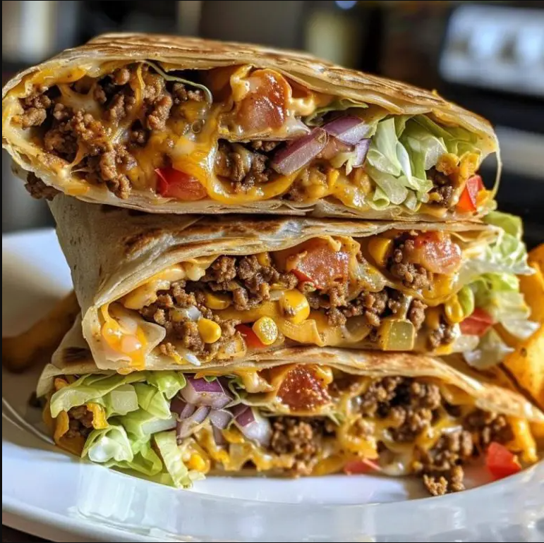 Homemade Crunchwrap Supreme