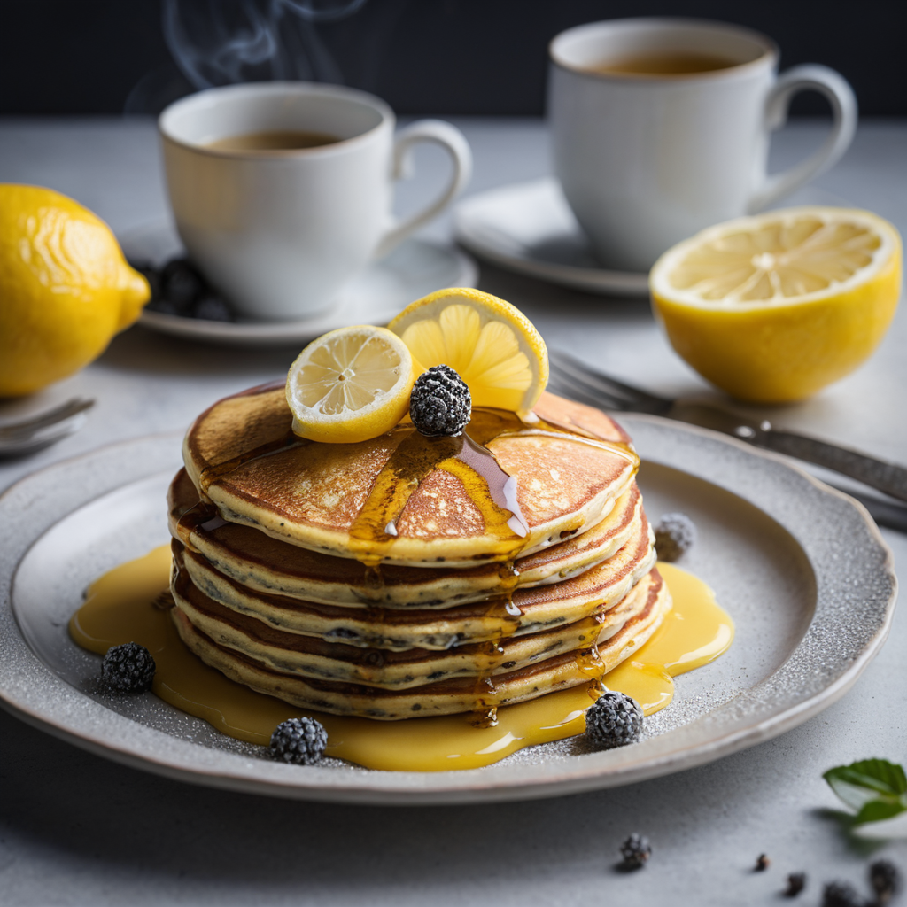 Lemon Poppy Seed Pancakes