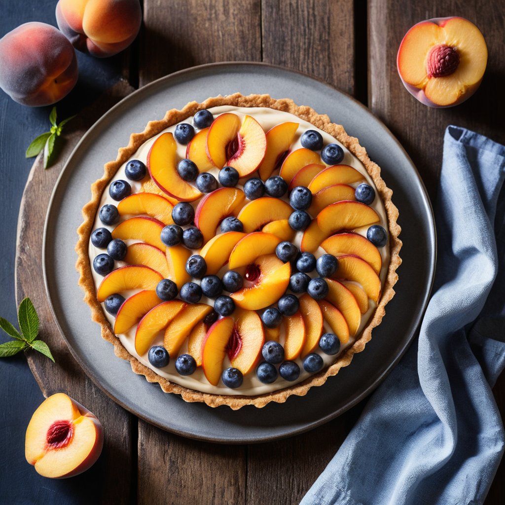 No-Bake Peach Tart