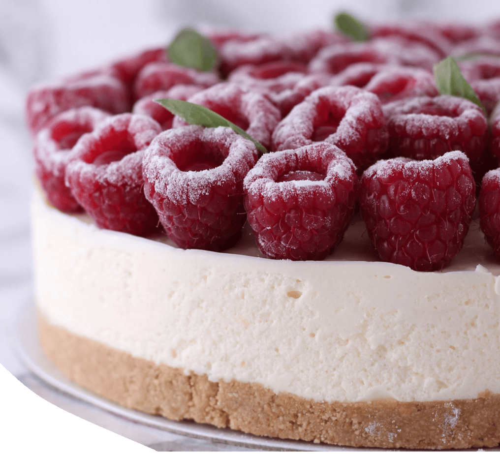 Keto Raspberry Cheesecake