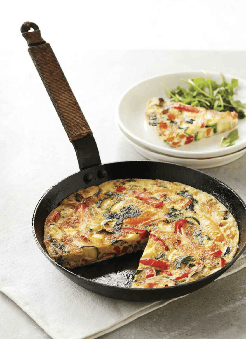 RAINBOW VEGETABLE FRITTATA