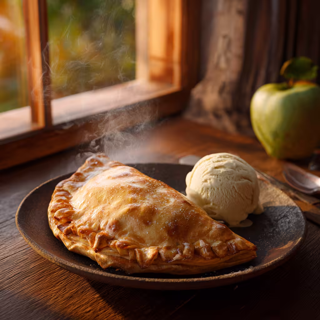 Baked Apple Empanadas Recipe Raw empanada dough rounds ready for filling on a floured surface