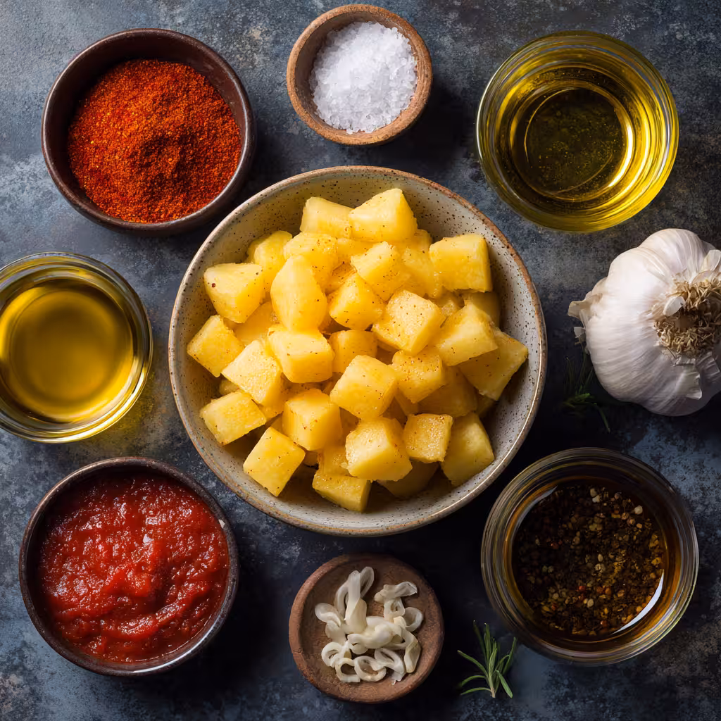Ingredients for Patatas bravas