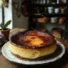 Whole Burnt Basque Cheesecake with caramelized top